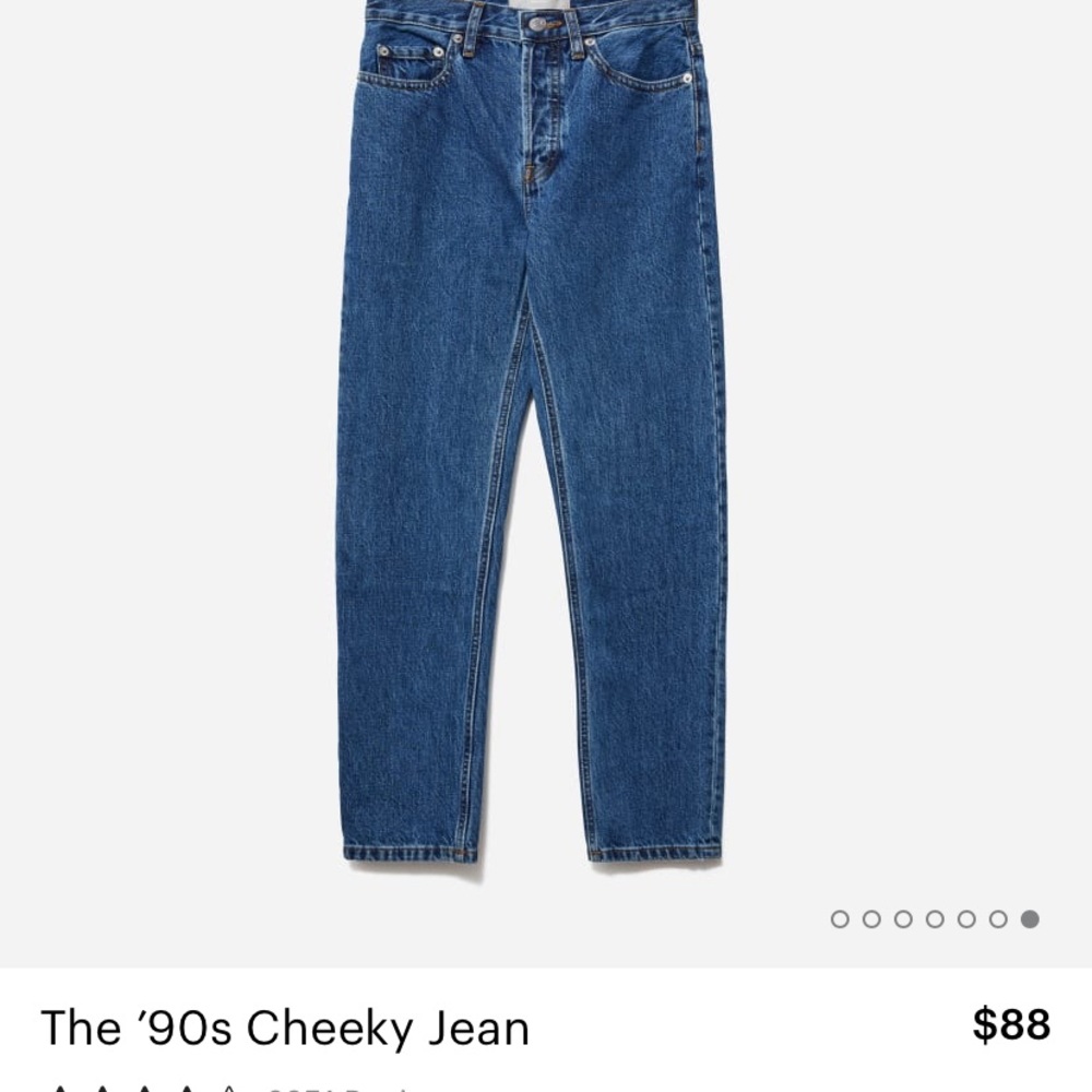 Everlane 90s Cheeky 100% Cotton Size 28